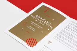 The Excelsior Hotel | Christmas brochure design