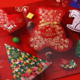 Godiva | photography & Christmas brochure design