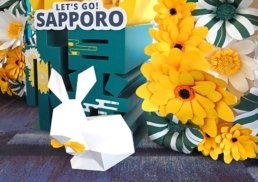Asia Miles | Let's Go Sapporo | installation design & production