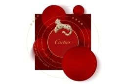 Cartier Red & Gold Chinese New Year 20 Pcs Envelope Set Cartier