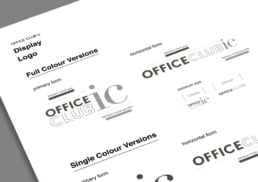 IFC Mall | Office Club ic | visual identity design