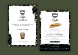 MCM | MCM Cafe Corner | marketing campaign's eDM design