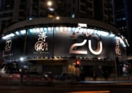 Puyi Optical | 20th Anniversary | ooh advertisement design